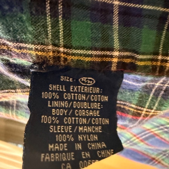 Vintage Green Hooded Toggle Jacket Plaid Lining - Picture 13 of 13